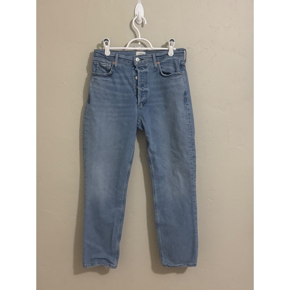 Citizens of Humanity jeans 28 Charlotte Crop light wash high rise crop